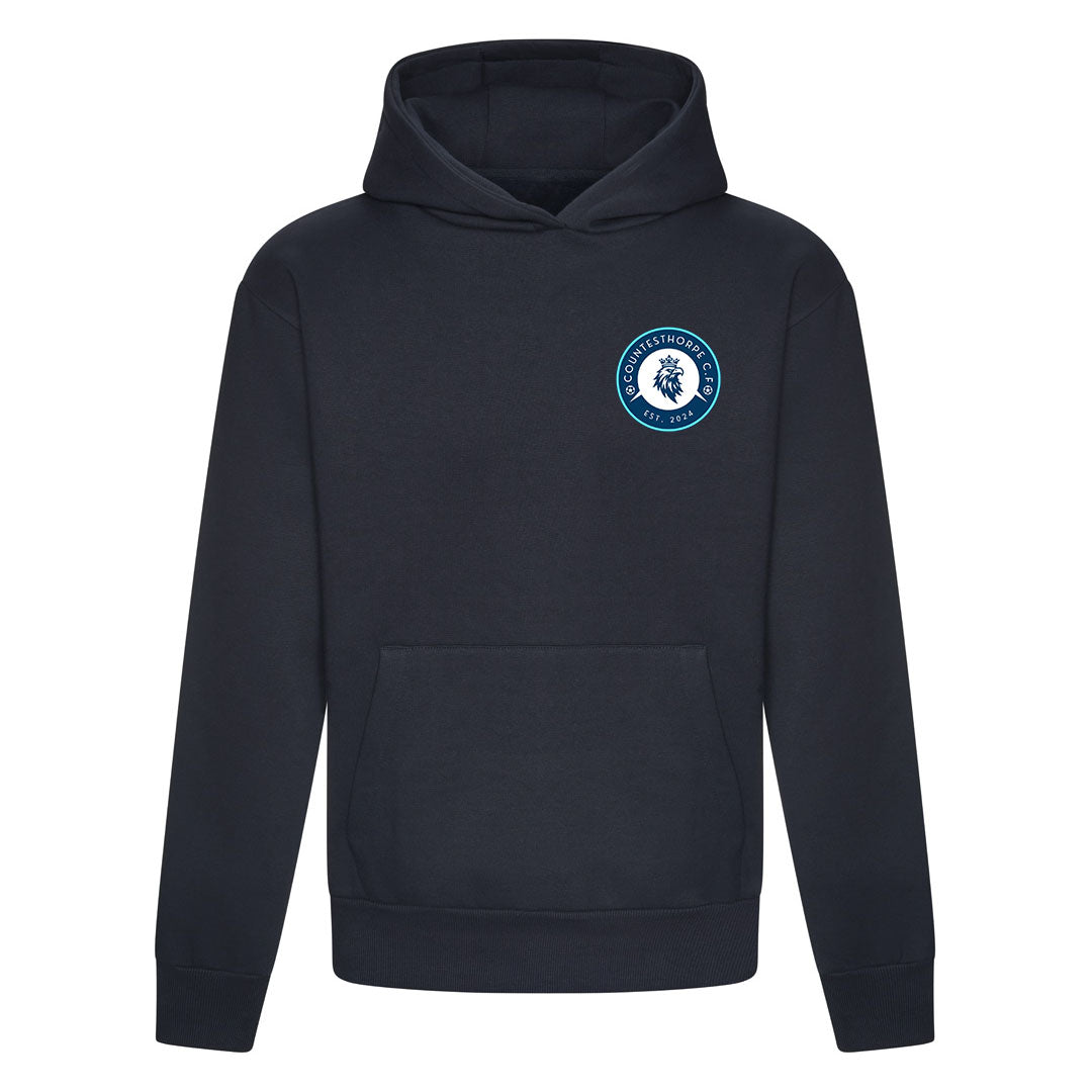 COUNTESTHORPE CF KIDS HOODIE-NAVY