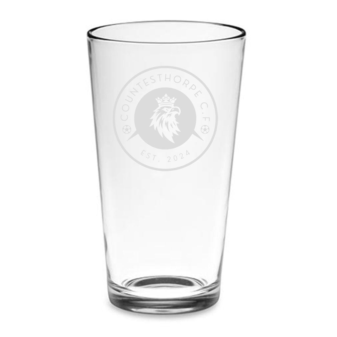 COUNTESTHORPE CF PINT GLASS