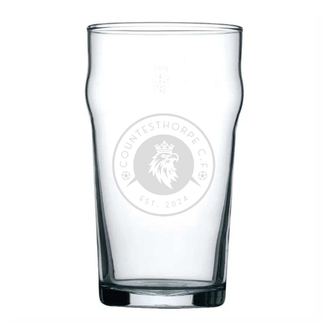 COUNTESTHORPE CF PINT GLASS