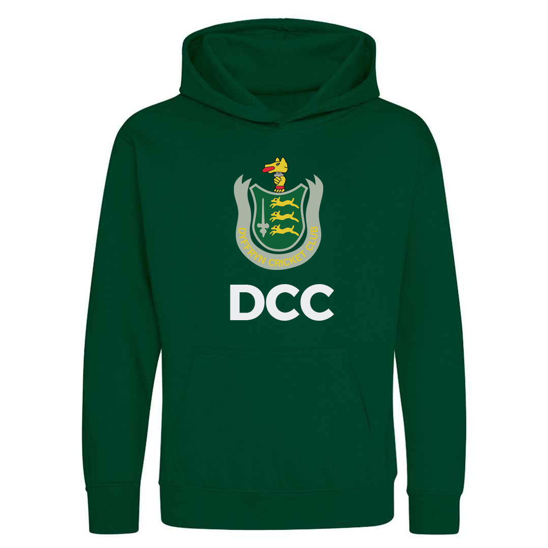 DYFFRYN CC MENS HOODIE-GREEN