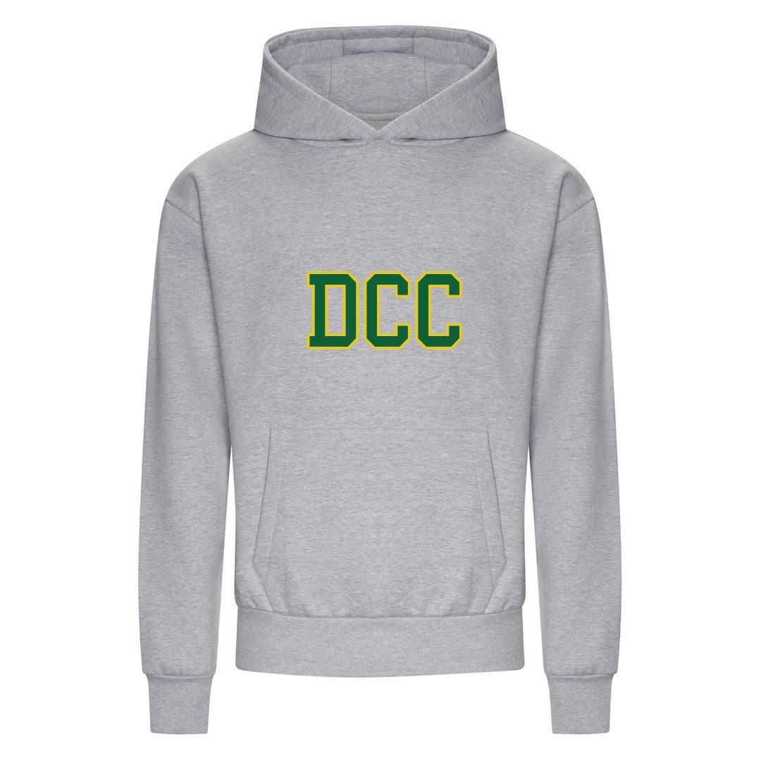 DYFFRYN CC MENS HOODIE-LIGHT GREY
