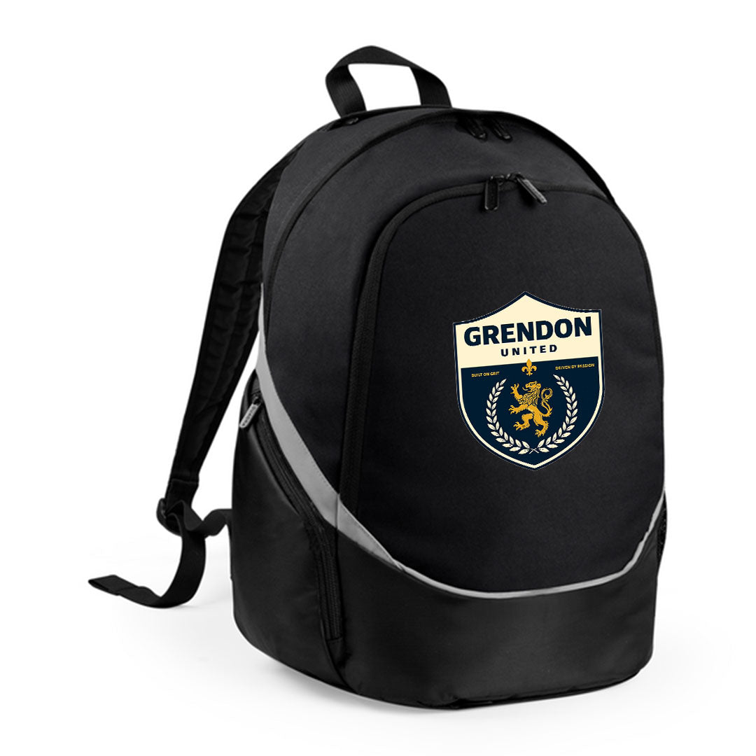 GRENDON UNITED FC SPORTS BACKPACK (17L)-BLACK