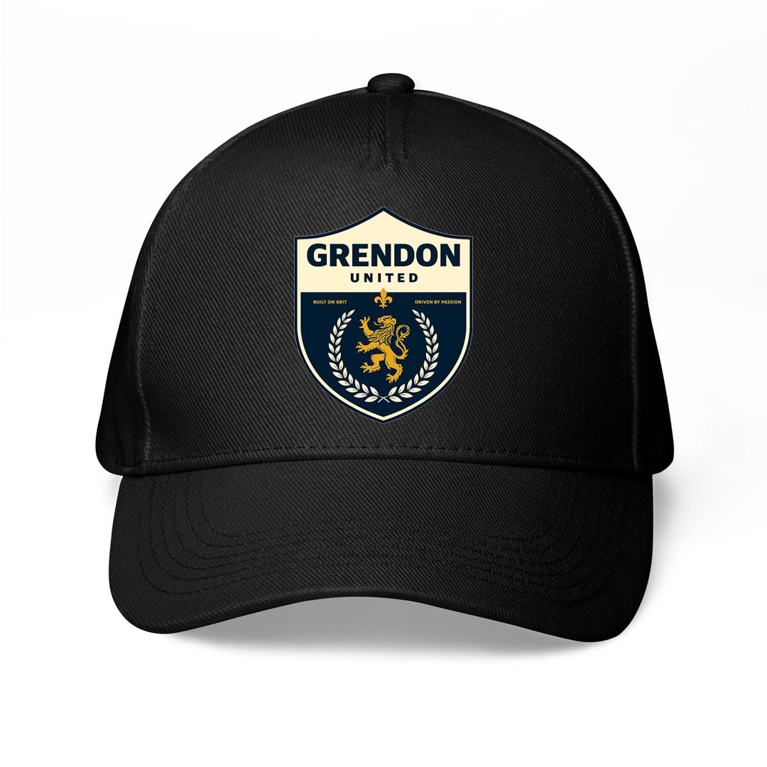 GRENDON UNITED FC CAP-BLACK