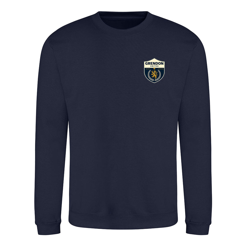 GRENDON UNITED FC MENS SWEATSHIRT-NAVY
