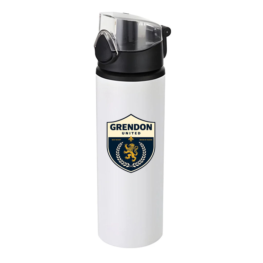 GRENDON UNITED FC FLIP LID SPORTS WATER BOTTLE
