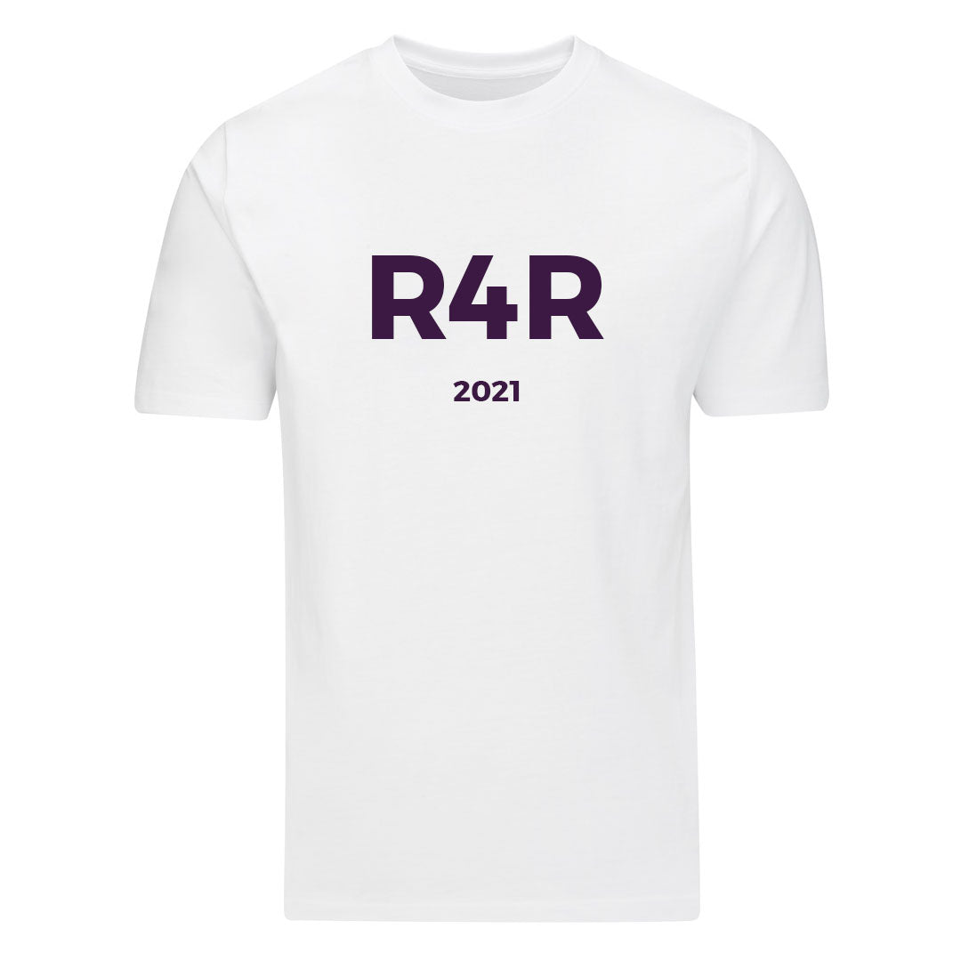 RUNS4RESEARCH MENS T-SHIRT-WHITE