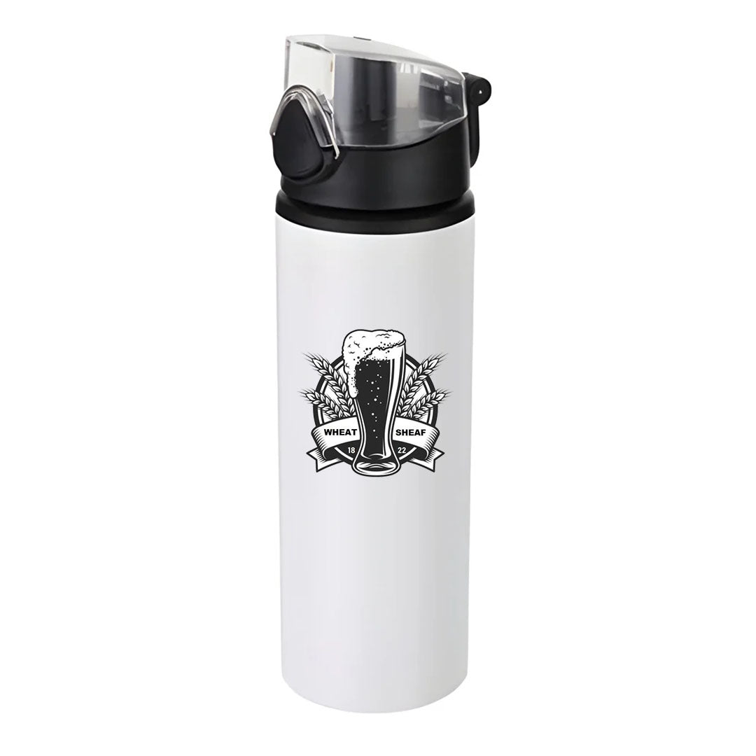 WHEATSHEAF FC FLIP LID SPORTS WATER BOTTLE