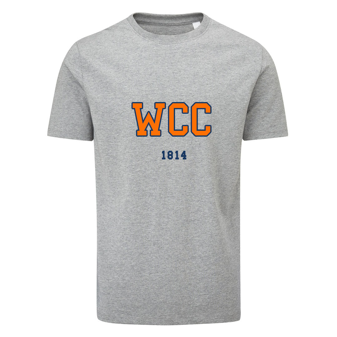 WHIXLEY CC MENS T-SHIRT-LIGHT GREY